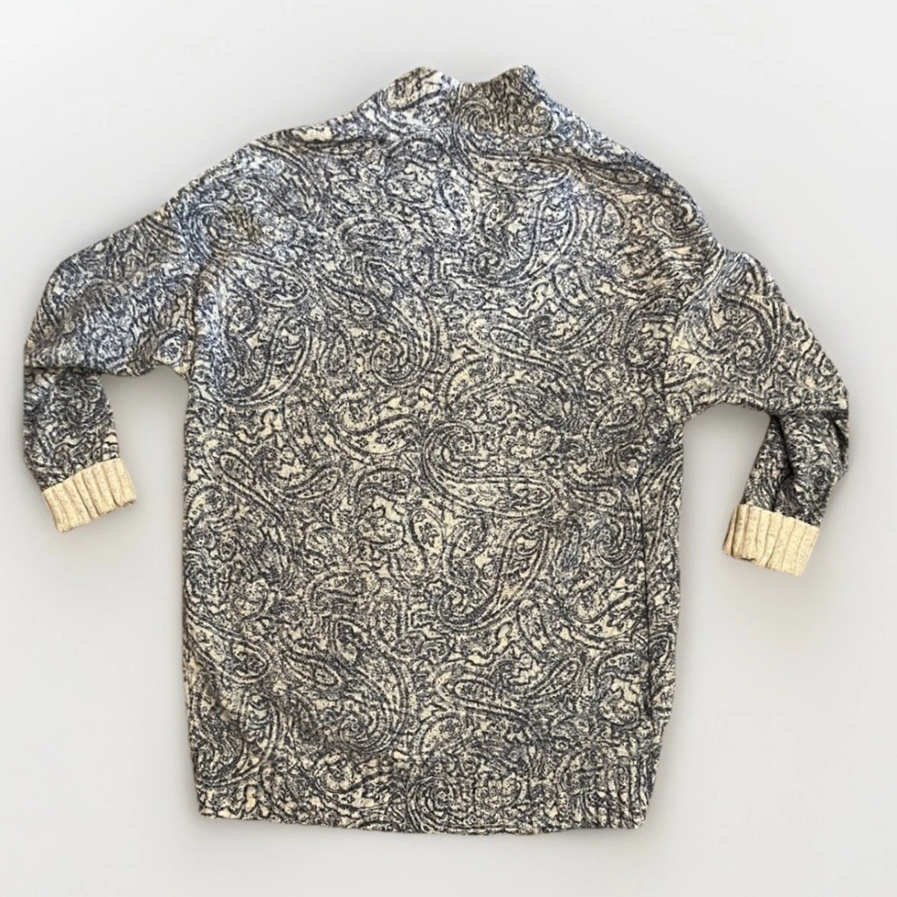 Pure Jill Paisley Cardigan – Blue & Cream, Women’s Large - Picture 2 of 9